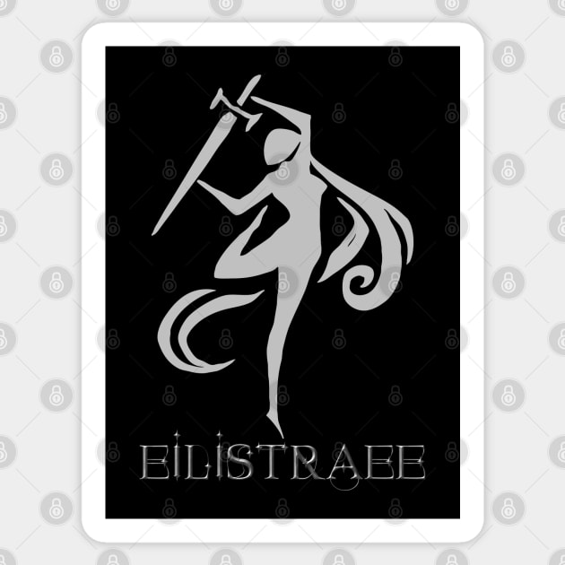 Symbol of Eilistraee DnD Goddess of Moonlight and Beauty. Baldurs gate 3. Sticker by MaxDeSanje 